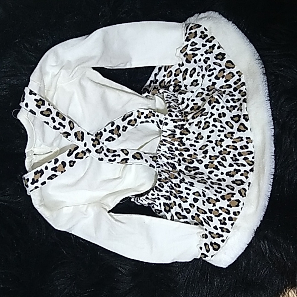 Disney Minnie & Mickey Leopard Print Baby Outfit - Picture 3 of 4